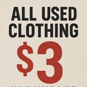 All Used Clothing $3 in Bundle of 3 or More Brand Names Included